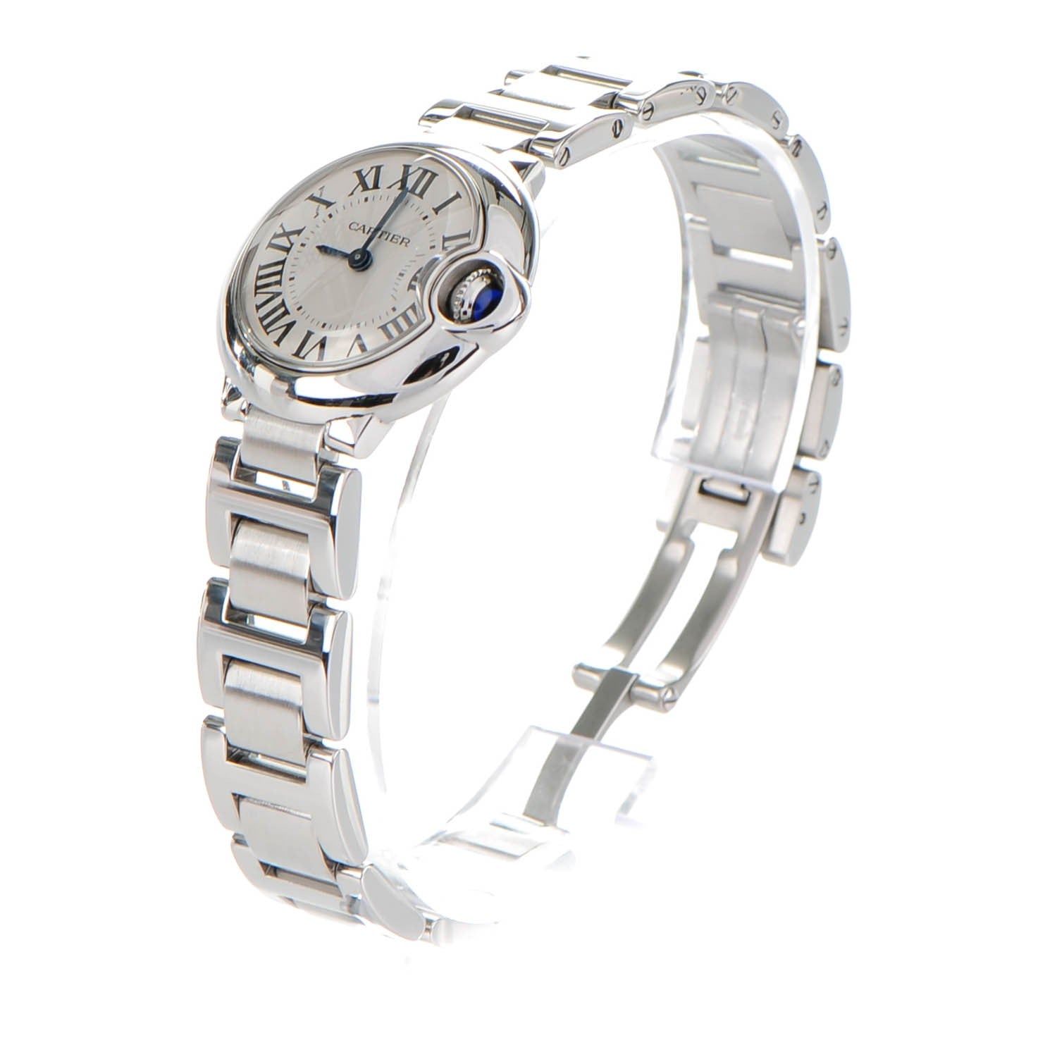 Cartier Stainless Steel 28mm Ballon Bleu De Quartz Watch 4 of 10