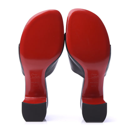 Christian Louboutin Calfskin Viberta 55 Mule 40.5 Black 5 of 8