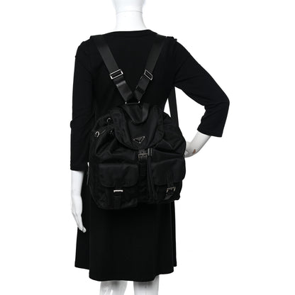 Prada Re-Nylon Saffiano Medium Backpack Black 2 of 9