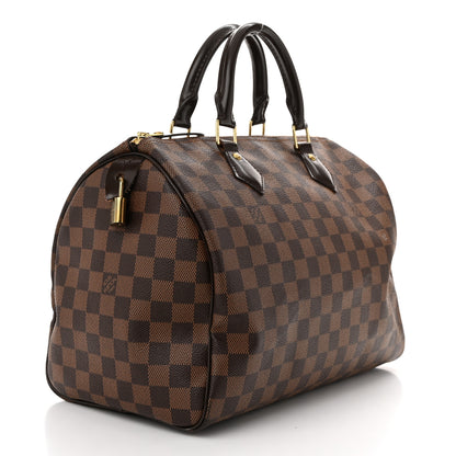 Louis Vuitton Damier Ebene Speedy 30 3 of 10