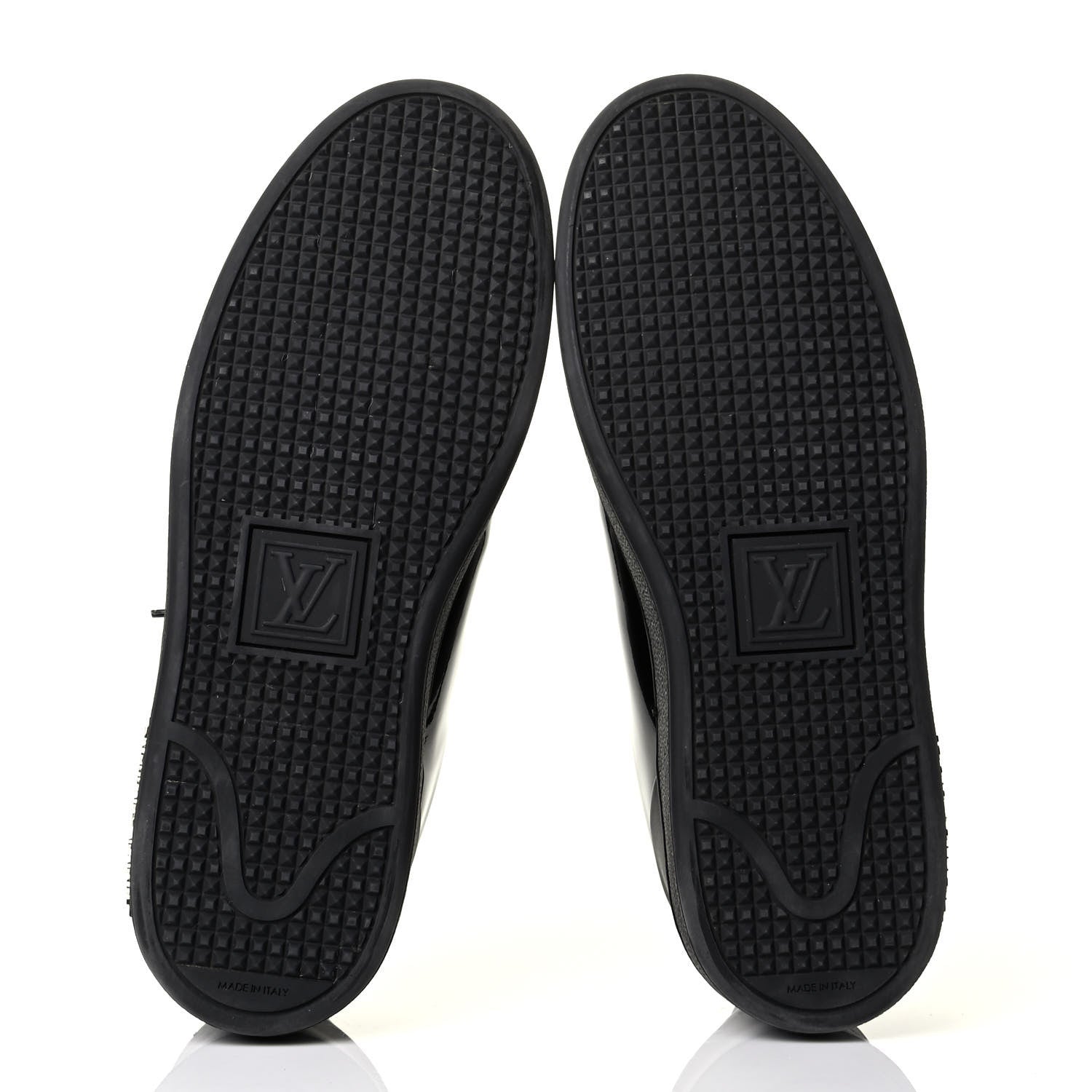 Louis Vuitton Patent Calfskin Frontrow Sneakers 36.5 Black 4 of 7