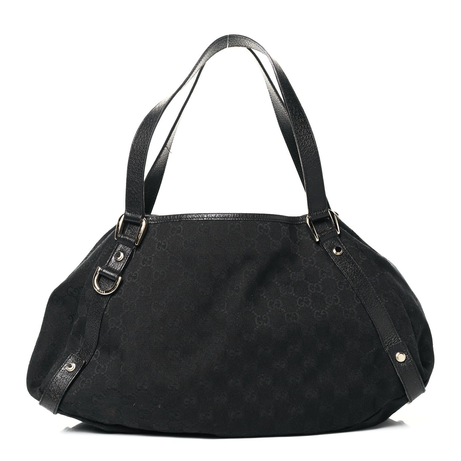 Gucci Monogram Medium Abbey Shoulder Bag Black 1 of 10
