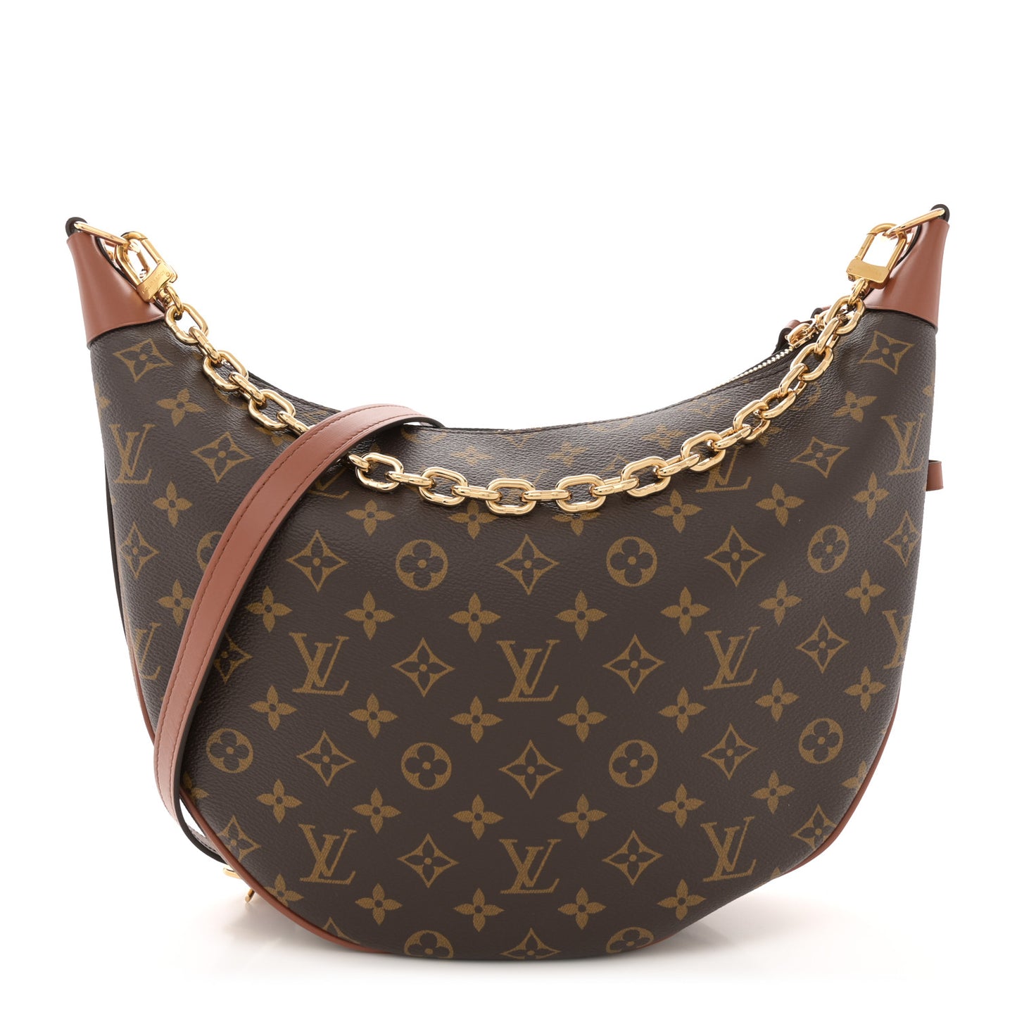 Reverse Monogram Loop Hobo