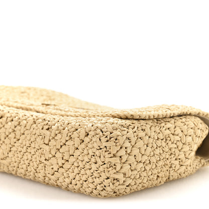 Saint Laurent Raffia Monogram Medium Jamie Natural Avorio 10 of 11