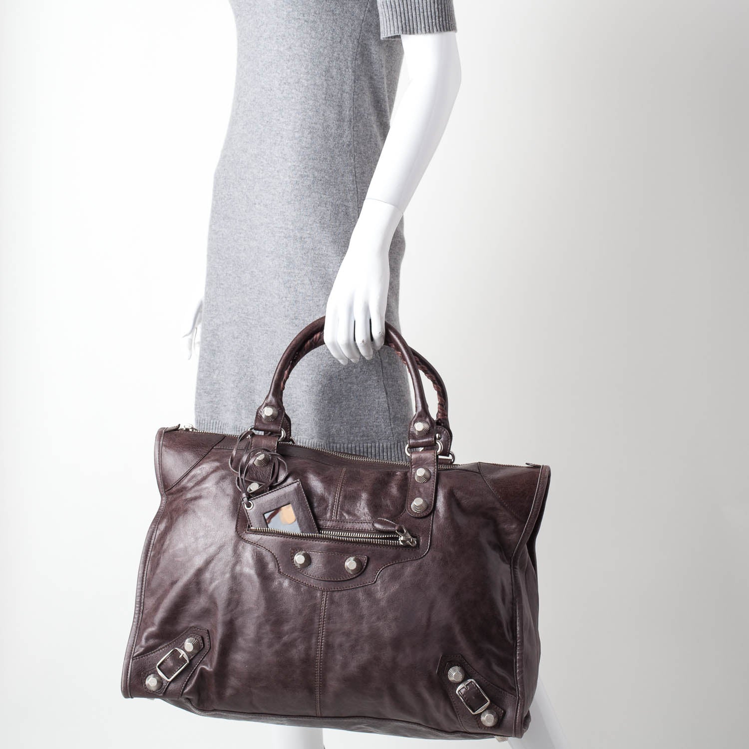 Balenciaga Agneau Giant 21 Weekender Charbon 2 of 9