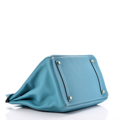 Hermes Togo Birkin 35 Turquoise 5 of 33
