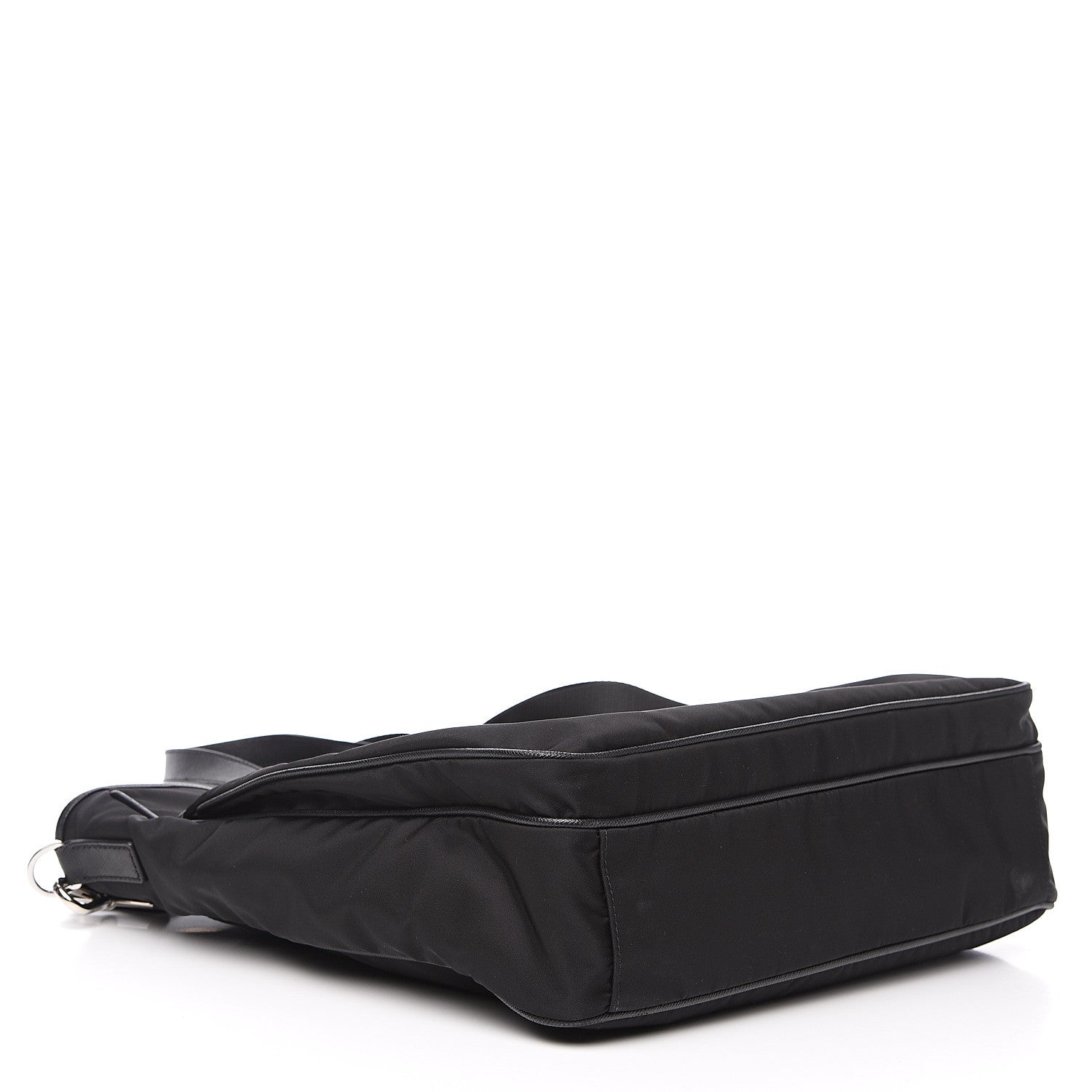 Prada Tessuto Nylon Saffiano Tote Black 3 of 8