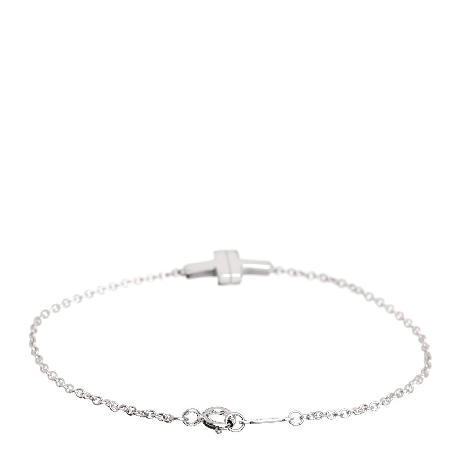 Tiffany Sterling Silver T Two Single Chain Bracelet 3 of 4