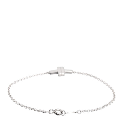 Tiffany Sterling Silver T Two Single Chain Bracelet 3 of 4