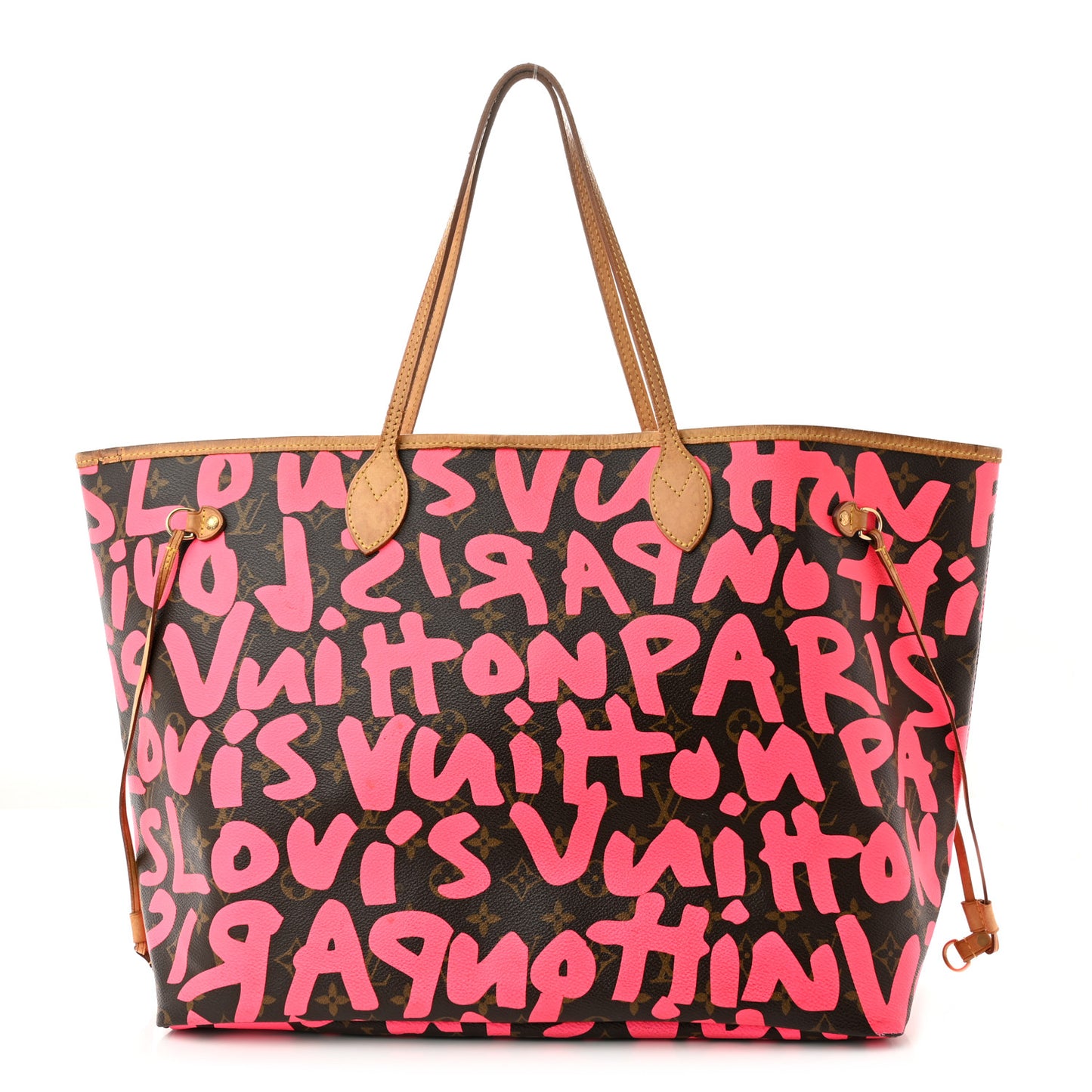 Monogram Graffiti Neverfull GM Fuchsia