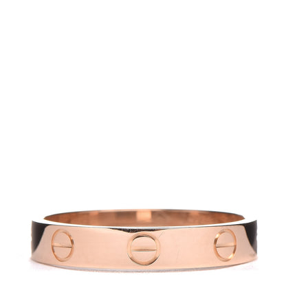 Cartier 18K Pink Gold 3.5mm LOVE Wedding Band Ring 56 7.5 1 of 6