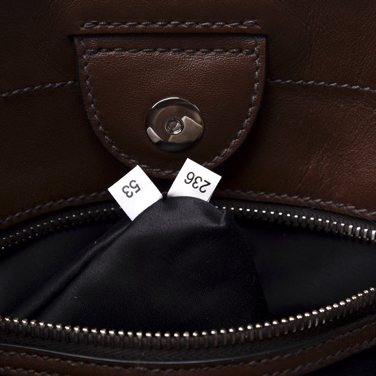 Vitello Soft Calfskin Shopping Tote Bruciato