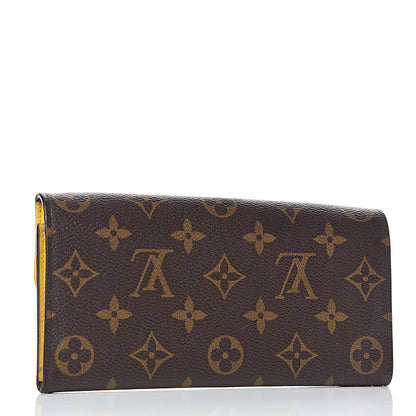 Louis Vuitton Monogram Emilie Wallet Mimosa 3 of 9