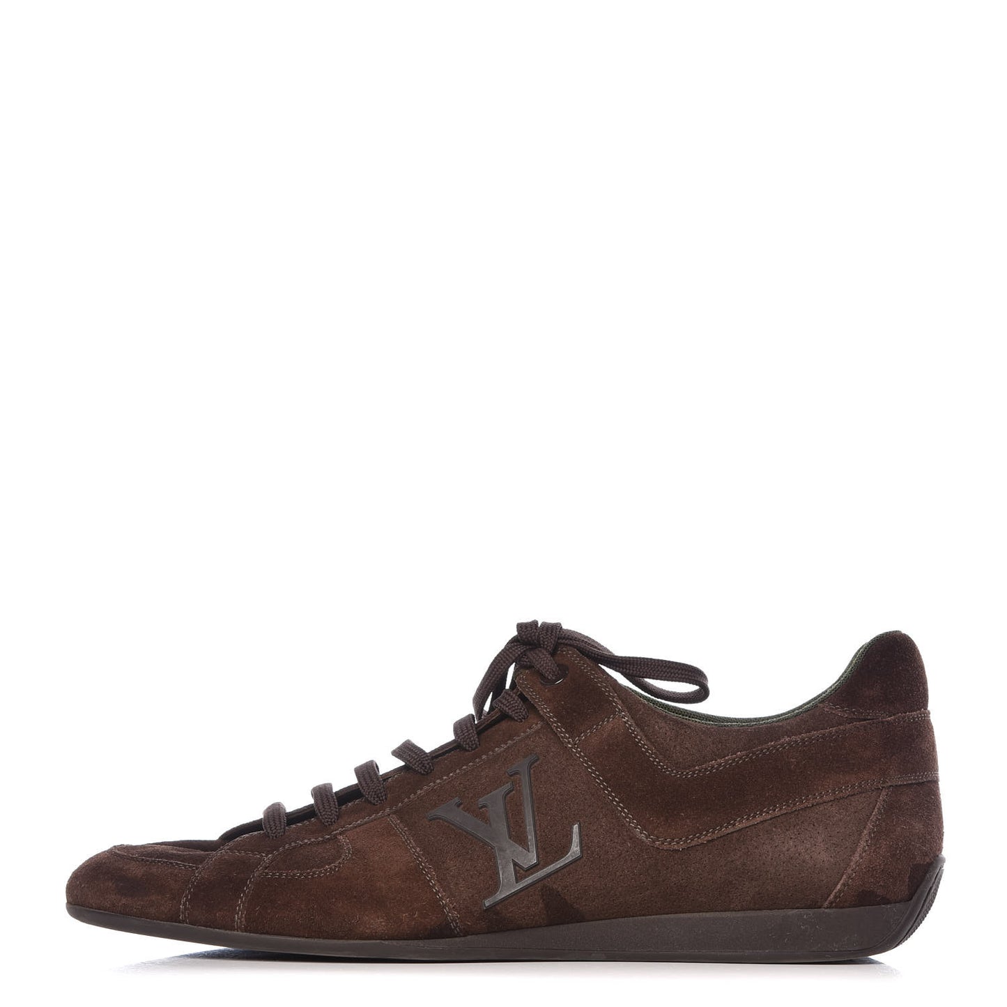 Suede Perforated Vibes Sneaker 9.5 Brown