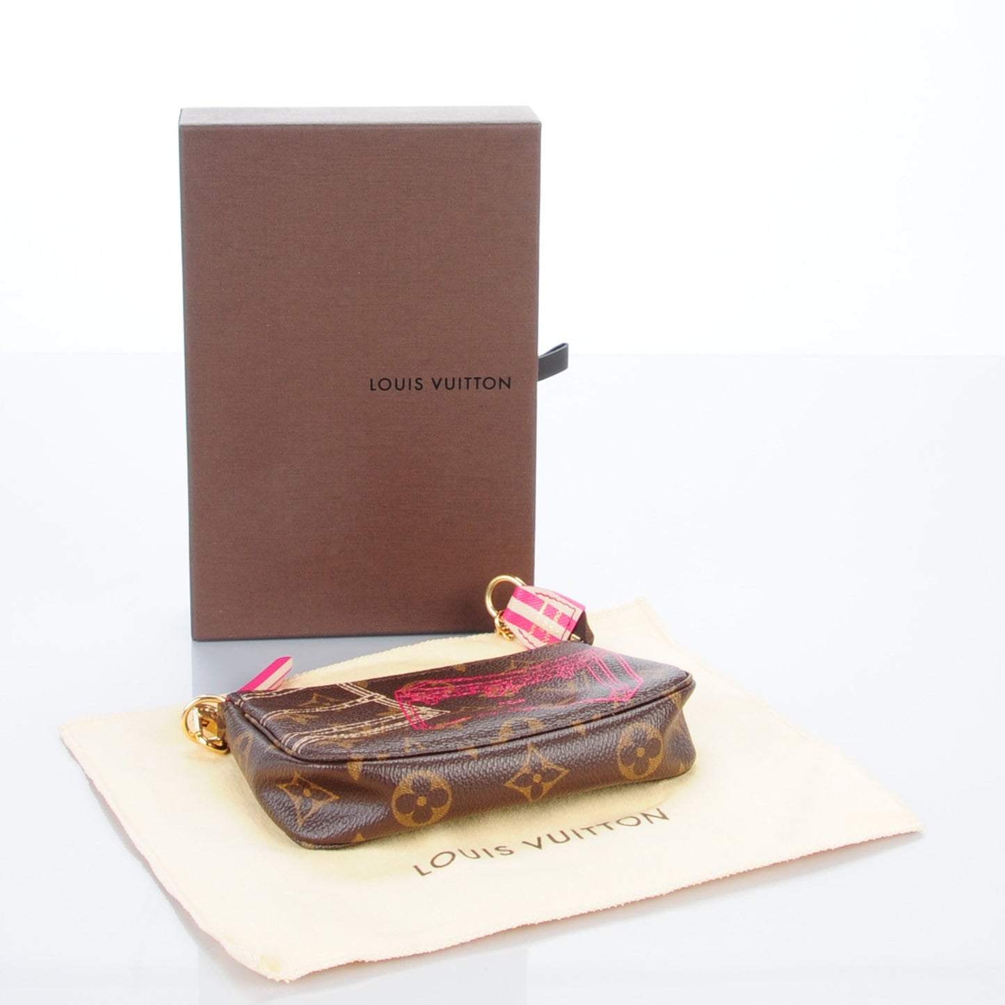 Monogram 2014 Christmas Animation Mini Pochette Accessories