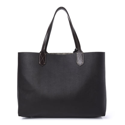 Gucci Calfskin GG Supreme Monogram Medium Reversible Tote Brown 3 of 17