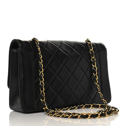 Chanel Lambskin Quilted Medium Single Flap Black 3 of 13