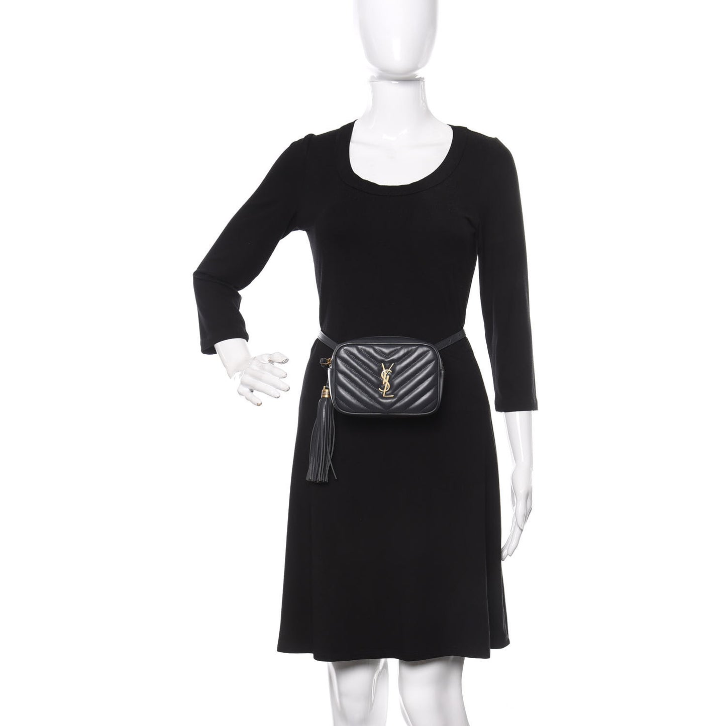 Calfskin Matelasse Monogram Lou Belt Bag Smog