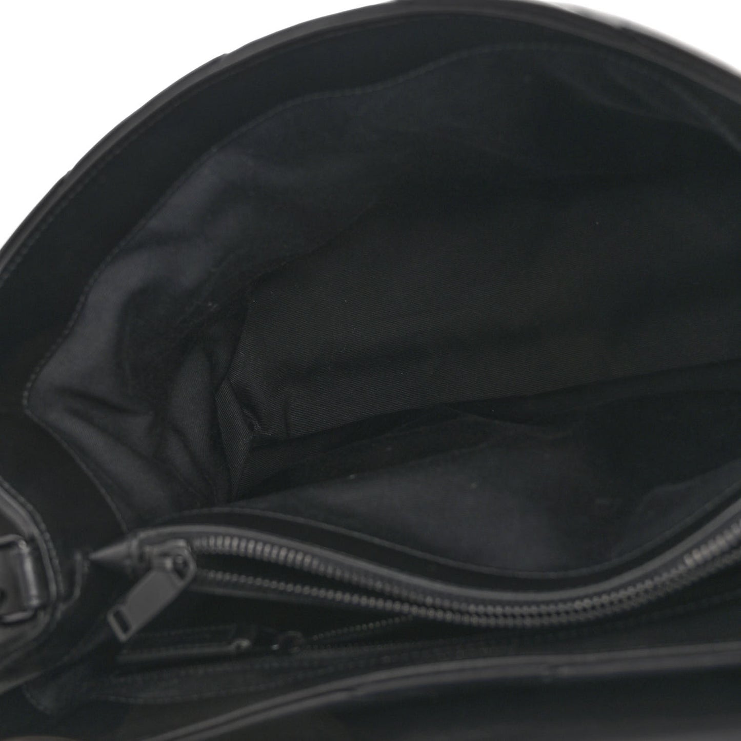 Calfskin Y Quilted Monogram Monochrome Medium Loulou Chain Satchel Black