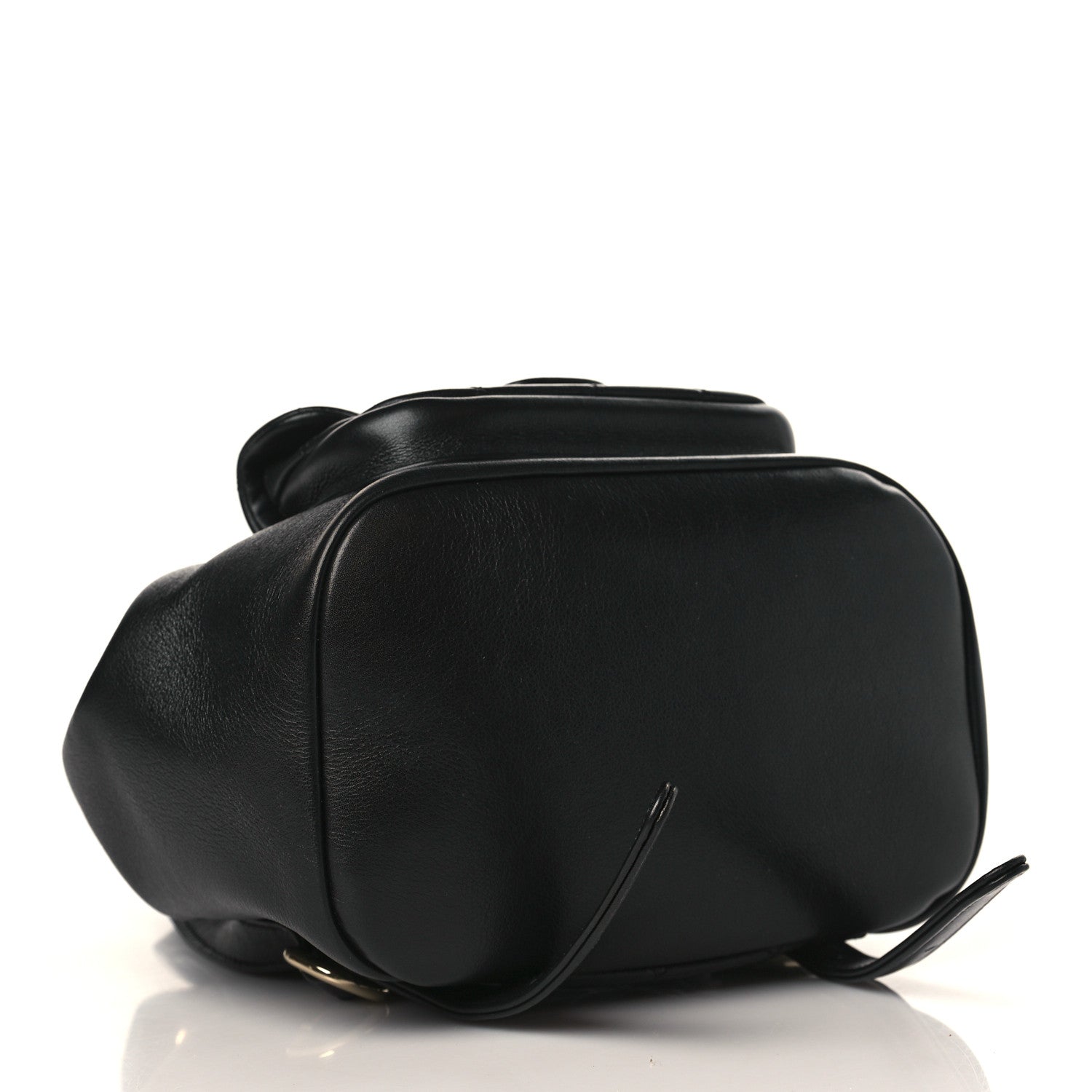 Chanel Lambskin Quilted Small Duma Drawstring Backpack Black 4 of 9