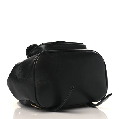 Chanel Lambskin Quilted Small Duma Drawstring Backpack Black 4 of 9