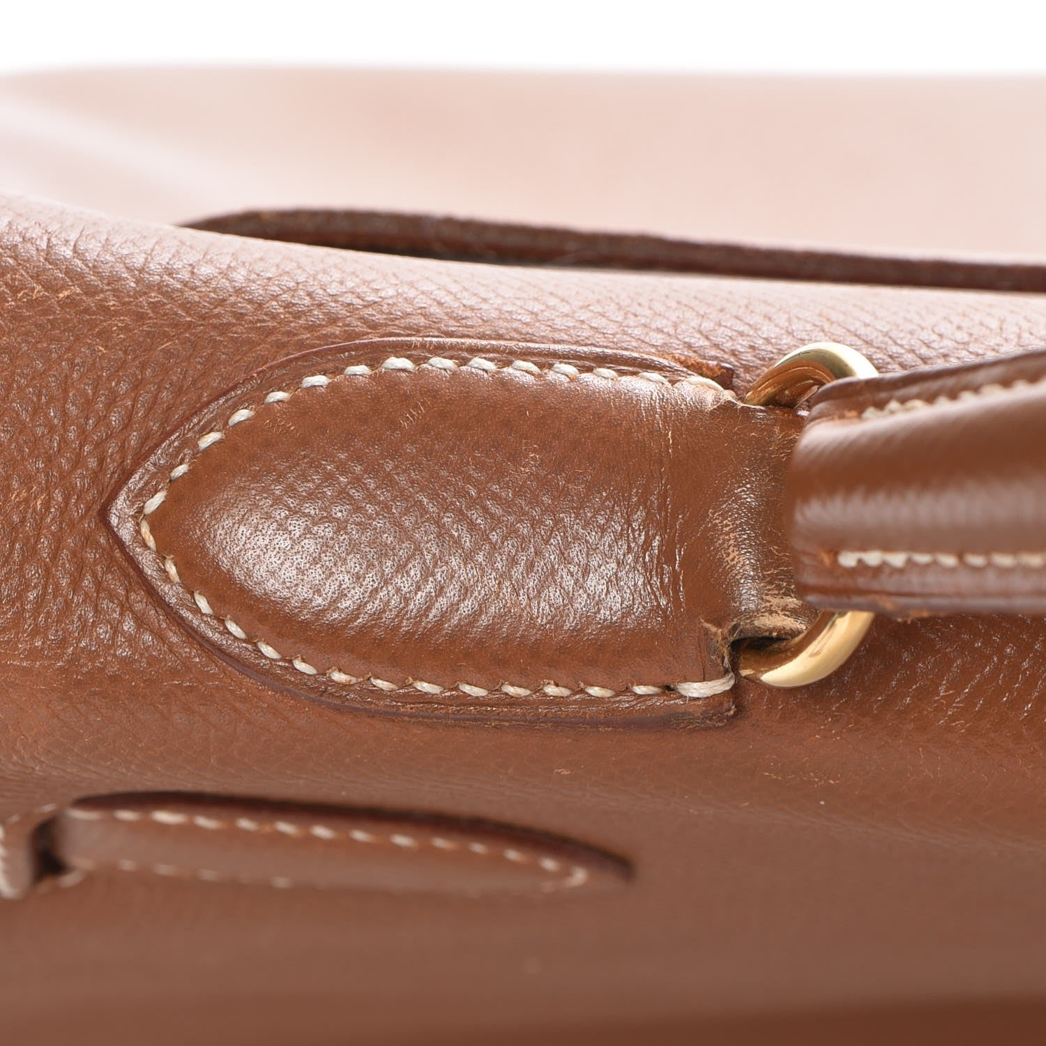 Hermes Courchevel Kelly Retourne 32 Gold 19 of 34