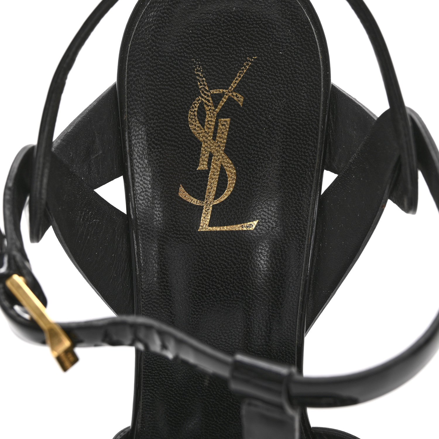 Saint Laurent Patent Tribute 105 Platform Sandals 40 Black 7 of 10