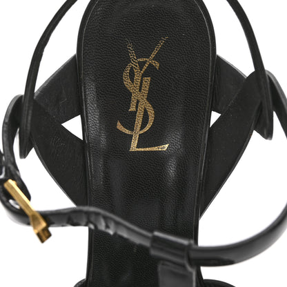 Saint Laurent Patent Tribute 105 Platform Sandals 40 Black 7 of 10