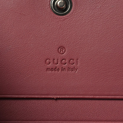 Gucci GG Supreme Monogram Blooms Card Case Beige Multicolor Dry Rose 6 of 9