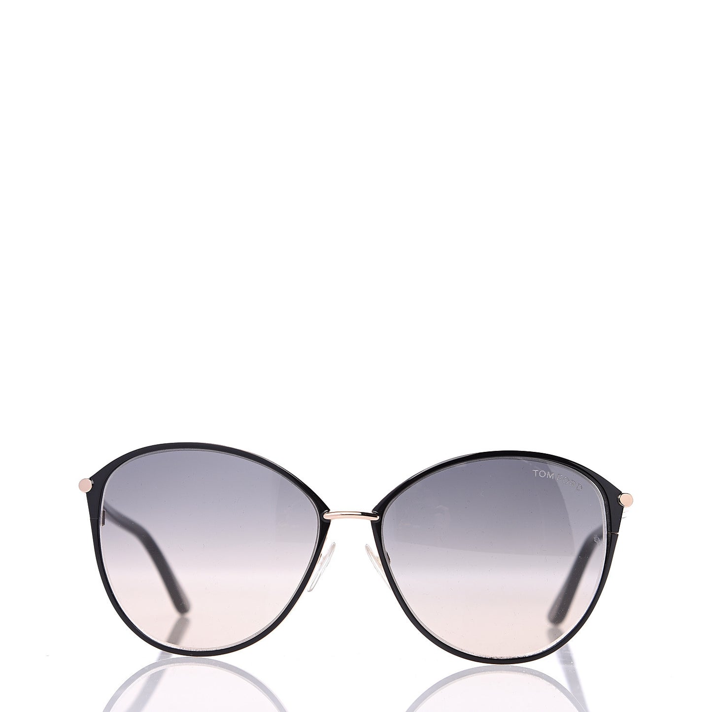 Penelope Vintage Round Sunglasses TF320 Black
