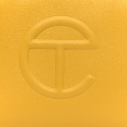 Telfar Vegan Leather Small Shopping Bag Yellow 8 of 10