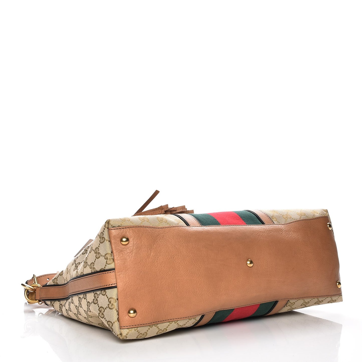 Monogram Web Medium Rania Top Handle Bag Sand