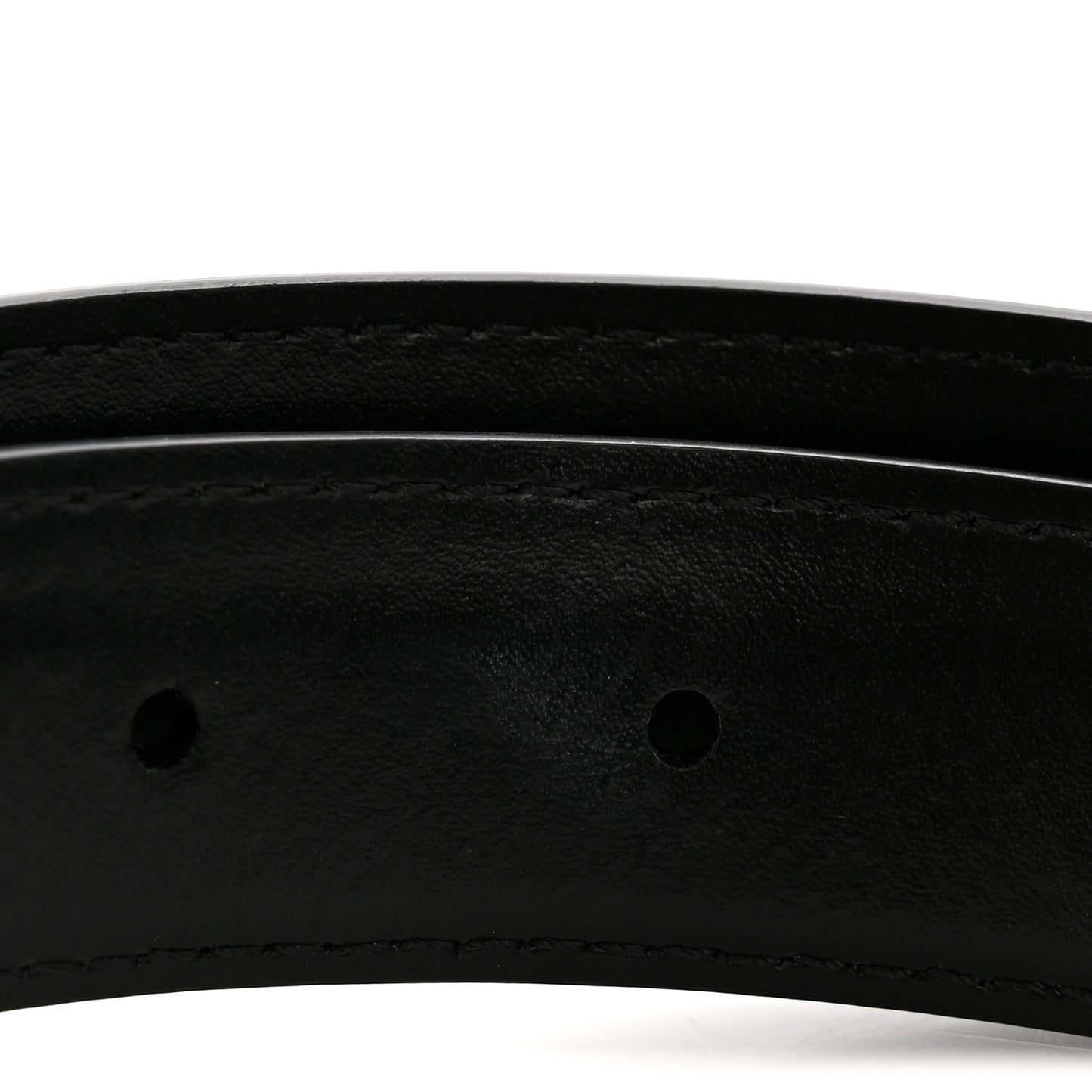 Box Calfskin Medium 25mm Triomphe 75 30 Belt Black
