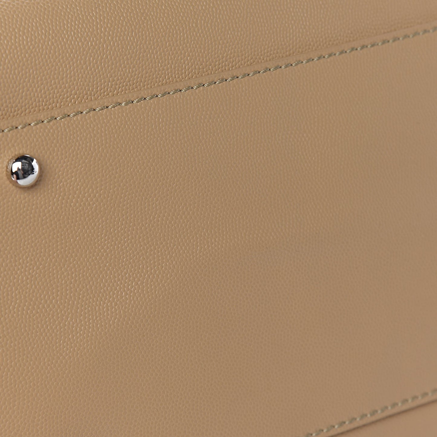 Caviar Large Studded Deauville Tote Beige