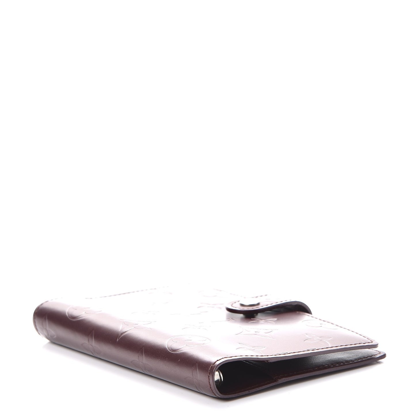 Mat Monogram Small Ring Agenda Cover Violet