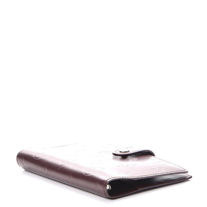 Louis Vuitton Mat Monogram Small Ring Agenda Cover Violet 4 of 8