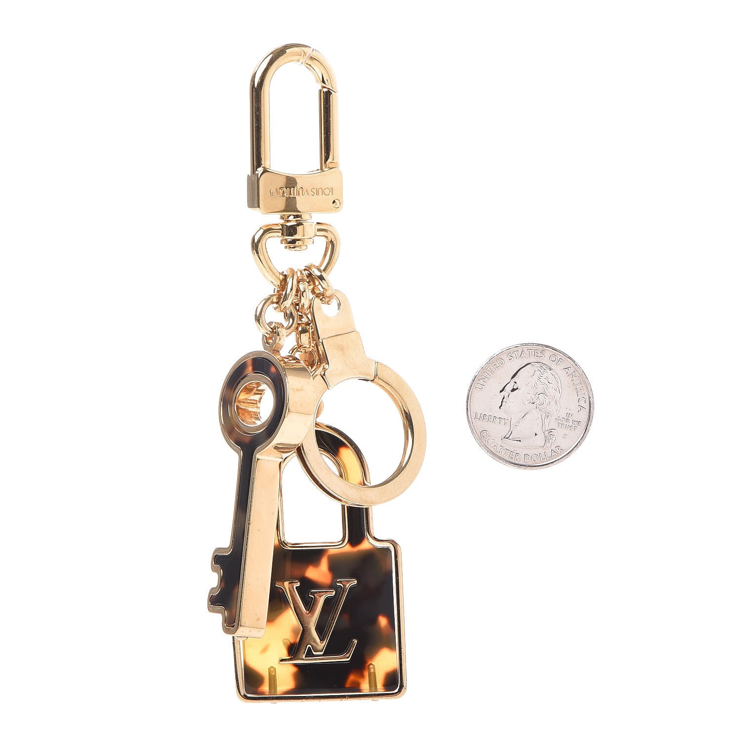 Louis Vuitton Acetate Confidence Bag Charm Key Holder 2 of 4