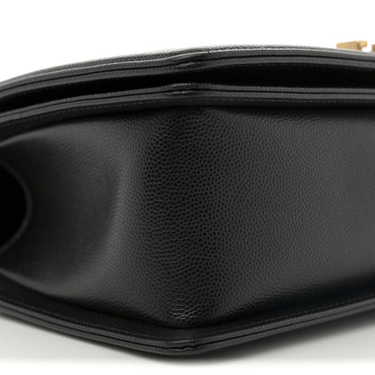 Chanel Caviar Quilted Medium Boy Flap Black 9 of 11