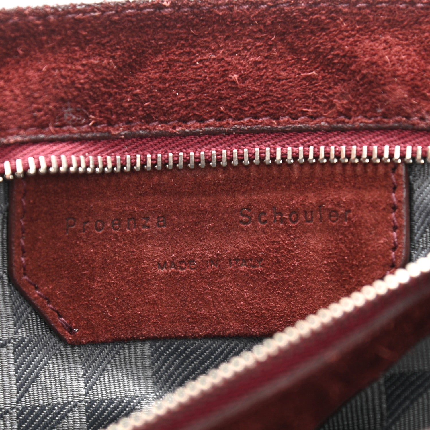 Proenza Schouler Suede Medium PS1 Satchel Oxblood 7 of 14
