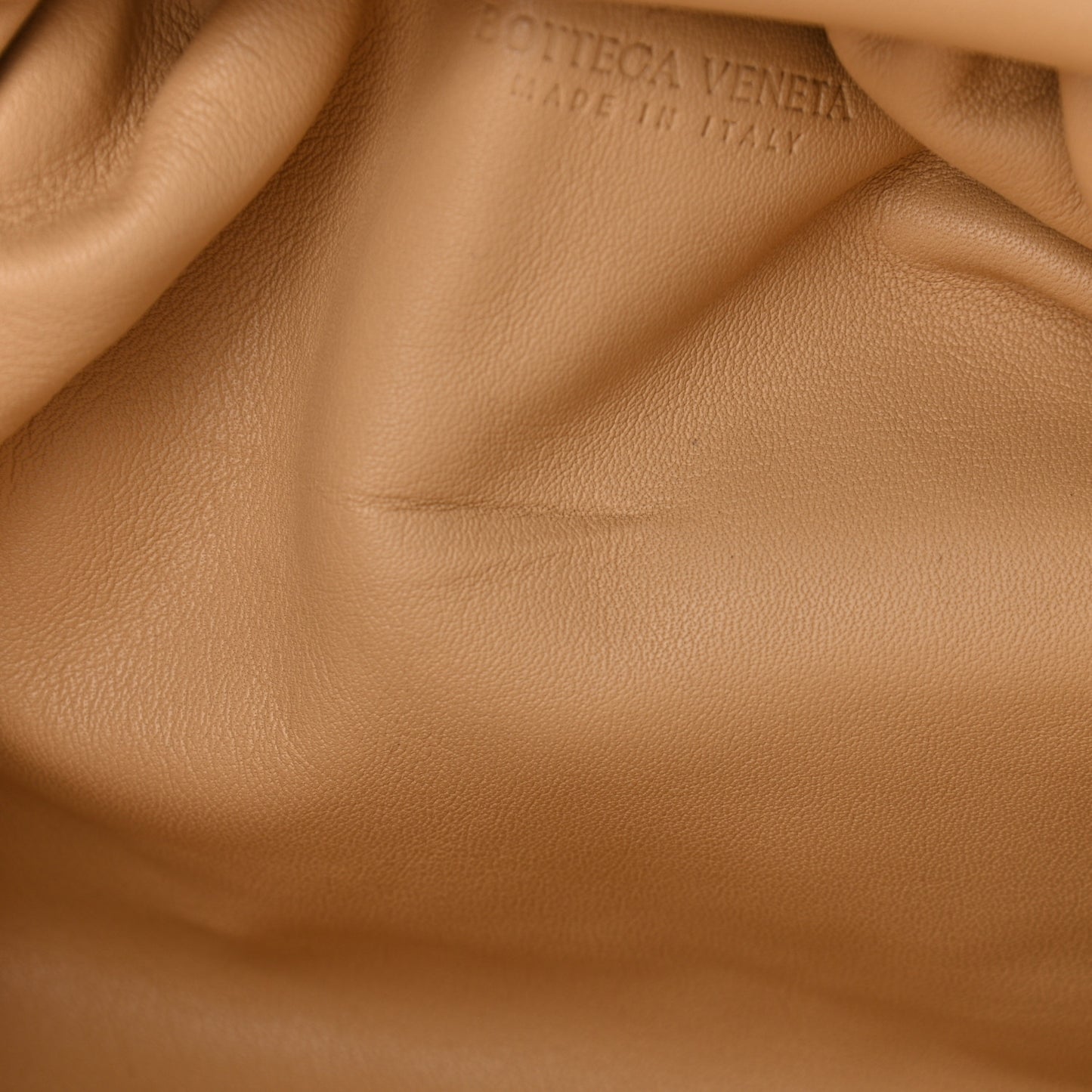 Butter Calfskin The Mini Pouch Almond