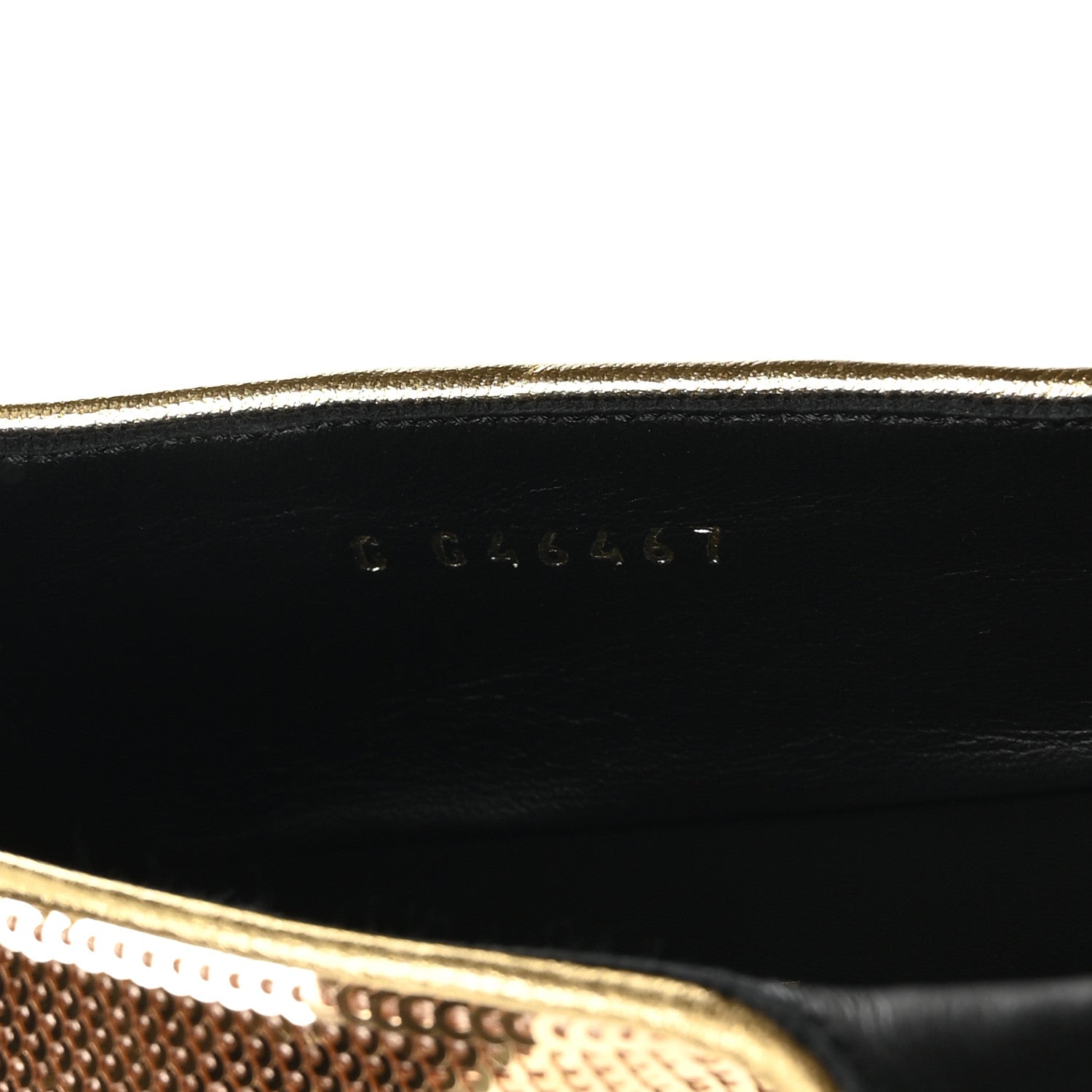 Chanel Sequin Mary Jane Flats 39.5 Golden 8 of 9