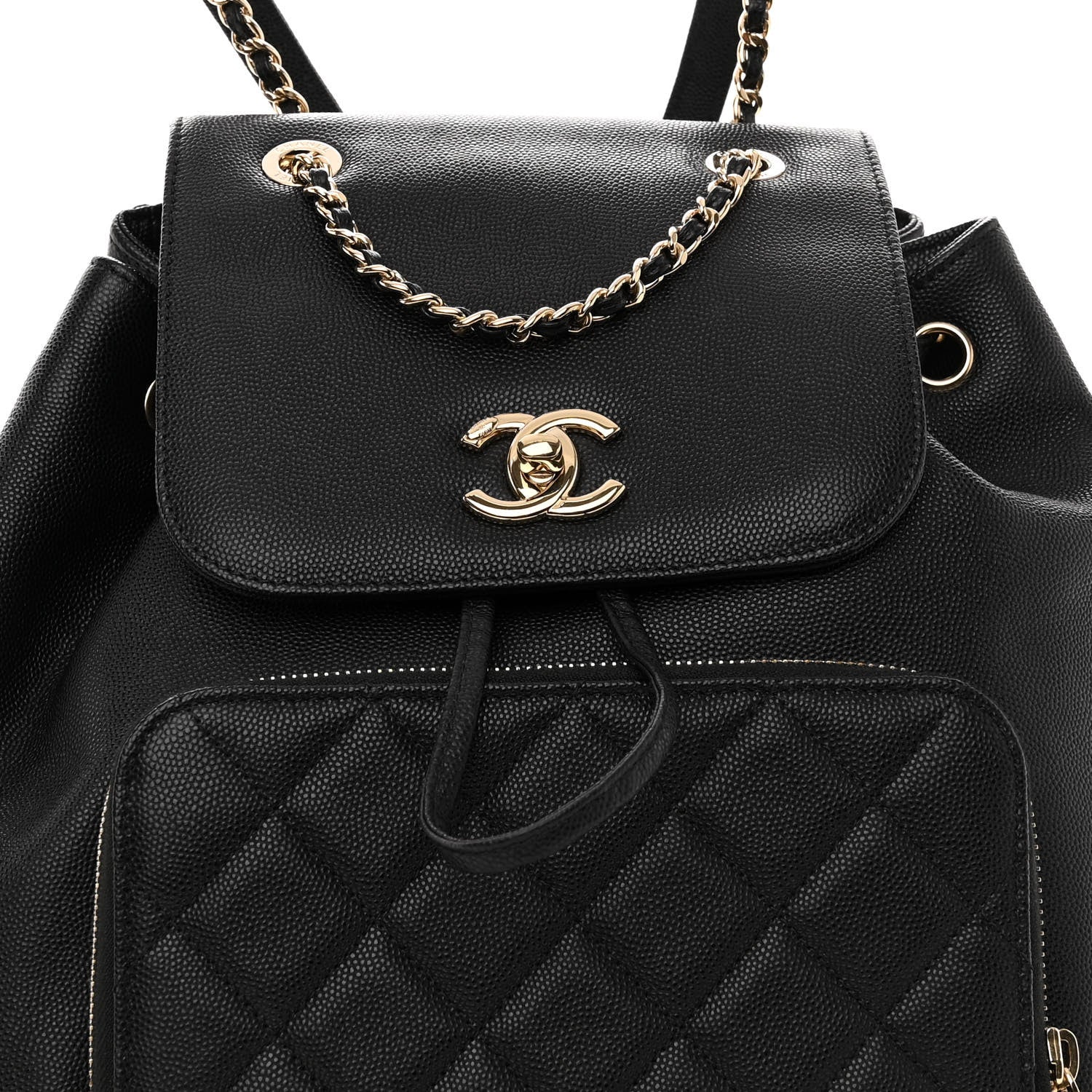 Chanel Caviar Quilted Business Affinity Backpack Black 8 of 10