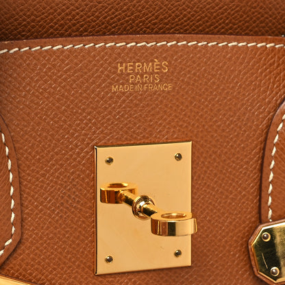 Hermes Epsom Birkin 30 Gold 6 of 14
