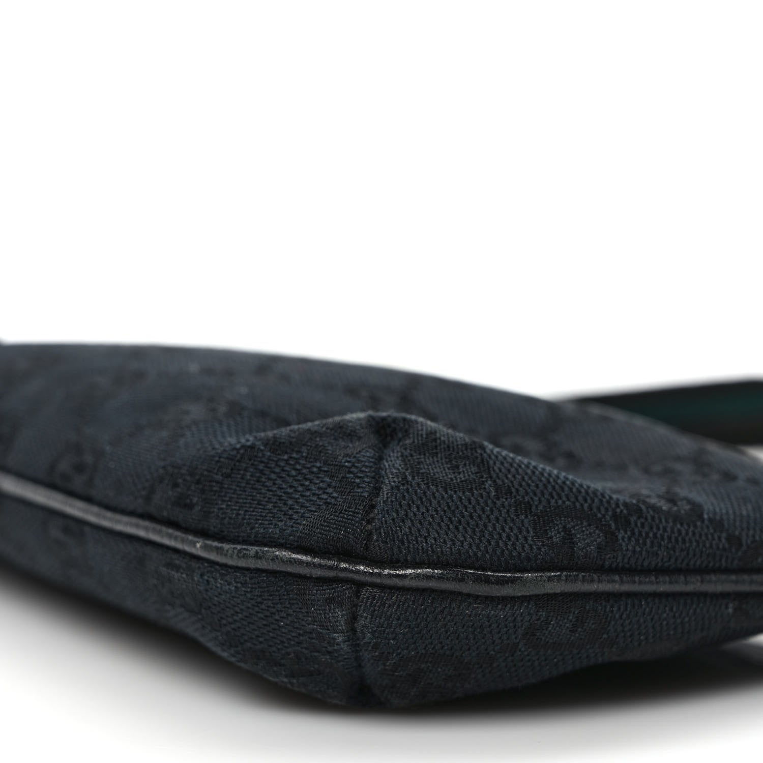 Gucci Monogram Jolicoeur Wristlet Black 9 of 10
