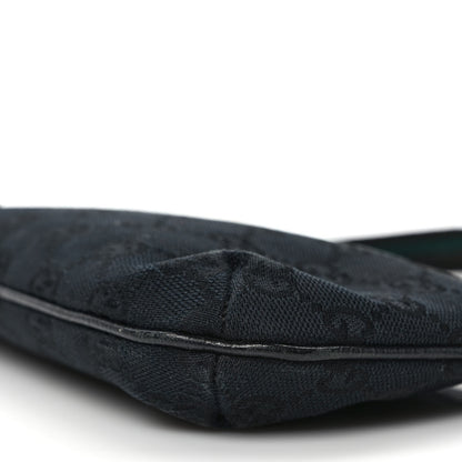 Gucci Monogram Jolicoeur Wristlet Black 9 of 10