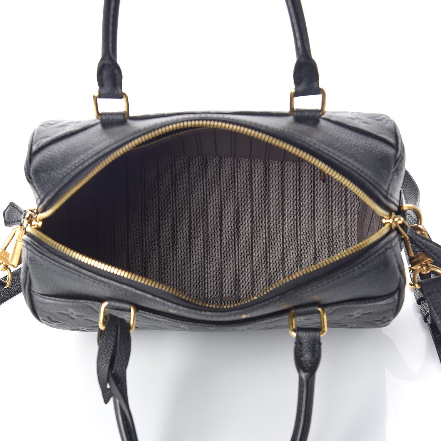 Louis Vuitton Empreinte Speedy Bandouliere 25 NM Black 8 of 12