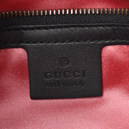 Gucci Velvet Matelasse Medium GG Marmont Shoulder Bag Black 8 of 10