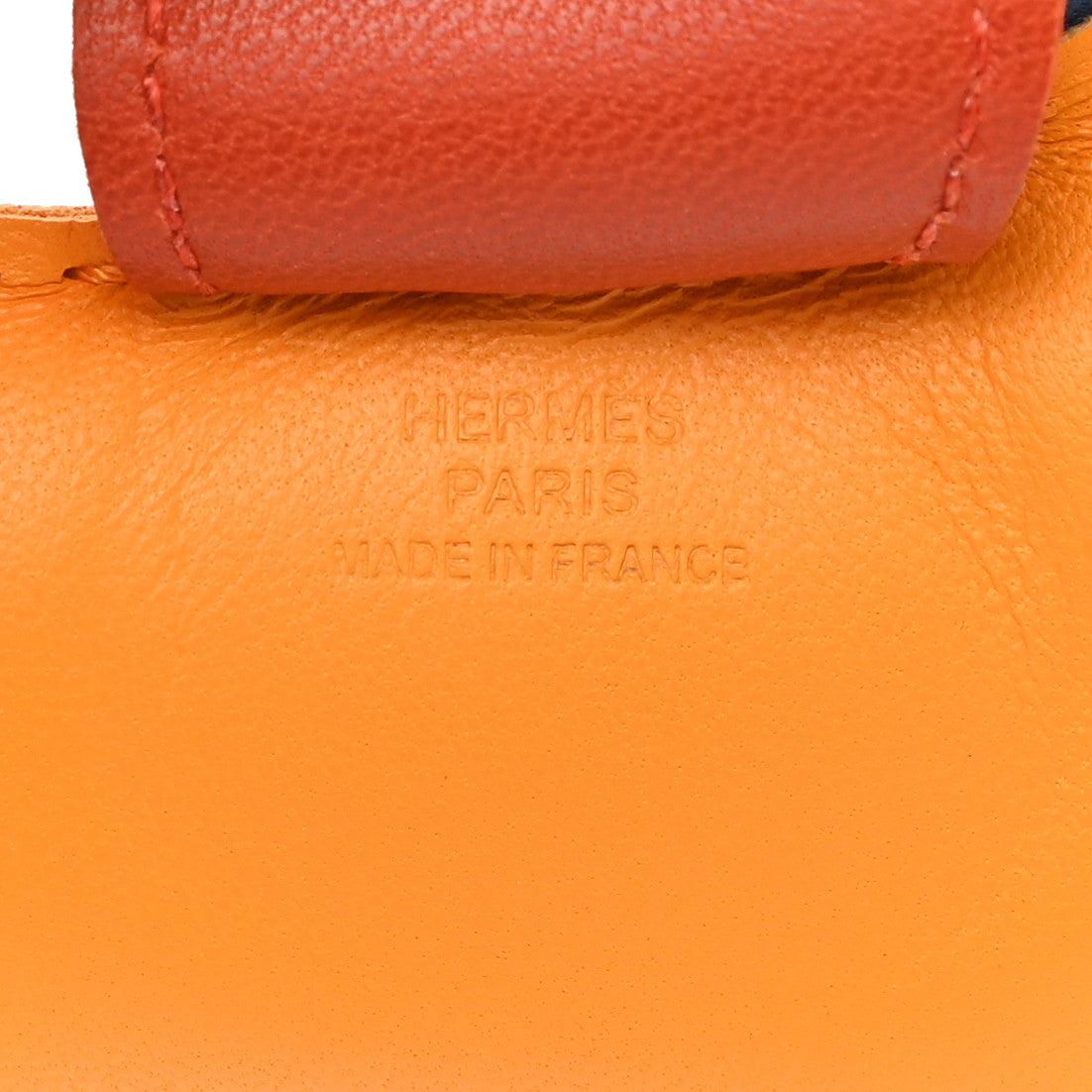 Hermes Milo Lambskin Grigri Rodeo Horse Bag Charm MM Jaune D'Or Bleu Agate Cornaline 3 of 4