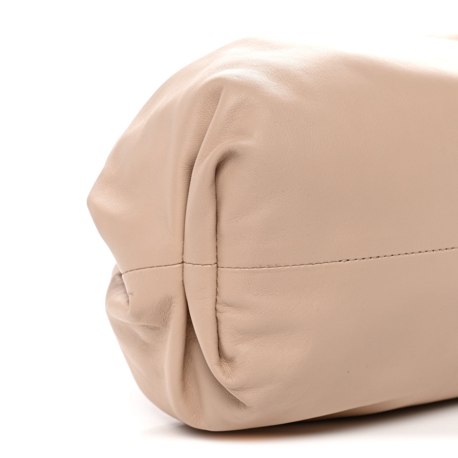 Bottega Veneta Smooth Butter Calf The Pouch Oversized Clutch Nude 9 of 10