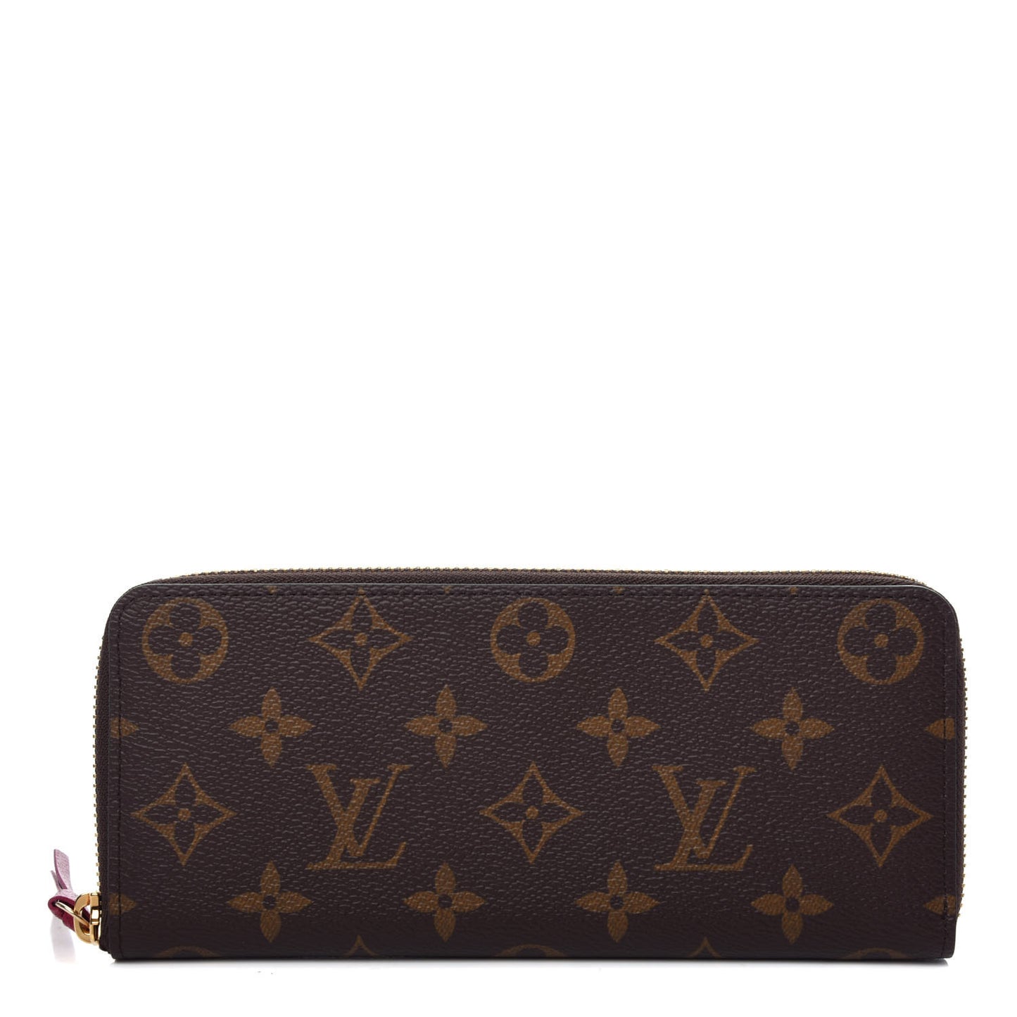 Monogram Clemence Wallet Fuchsia